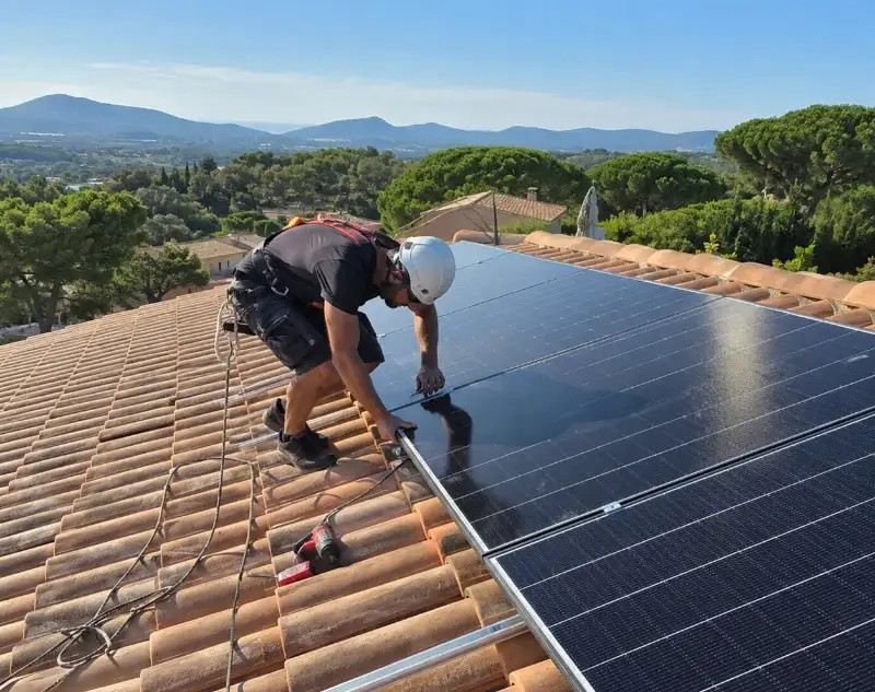 Installateur panneaux solaires Lozanne — pose photovoltaïque sur toiture