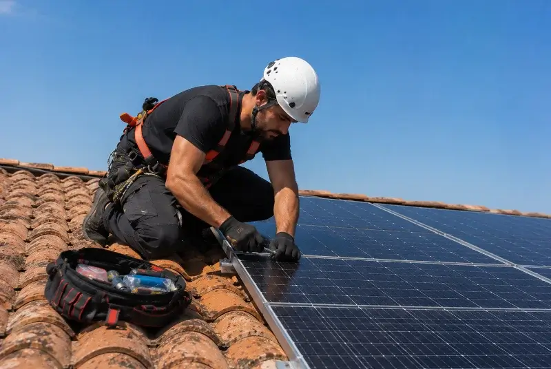 Maintenance et monitoring de panneaux solaires à Lozanne